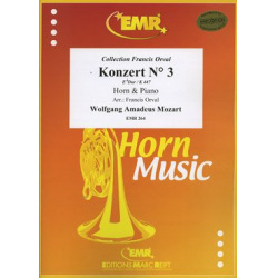 Konzert No. 3 - Wolfgang Amadeus Mozart / Arr. Francis Orval