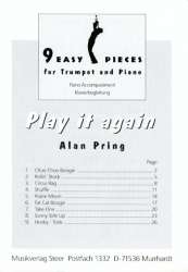 Play it again - 9 Easy Pieces for Trumpet (Play Along) - Klavierbegleitstimme - Alan Pring