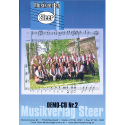 Promo Kat + CD: Musikverlag Steer - Demo CD Nr. 2