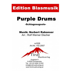 Purple Drums - Norbert Rabanser / Arr. Rolf Werner Discher
