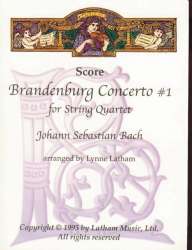Brandenburg 1 - Score - Johann Sebastian Bach / Arr. William P. Latham