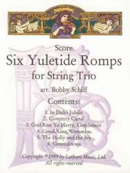 Six Yuletide Romps - Score - Bobby Schiff