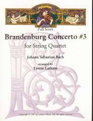 Brandenburg 3 - Score - Johann Sebastian Bach / Arr. William P. Latham