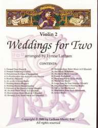 Weddings 2 Violin 2 - William P. Latham