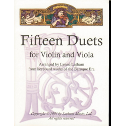 15 Duos Violine/Viola -William P. Latham