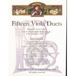 15 Viola Duets -William P. Latham