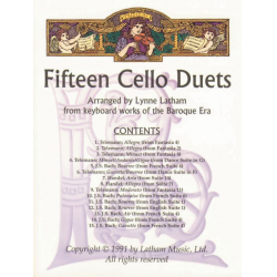 15 Cello Duos -William P. Latham