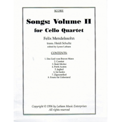 Mendelssohn Songs 2 - Heidi Schultz