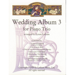 Wedding 3 Piano Trio - William P. Latham