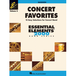 Essential Elements - Concert Favorites Vol. 2 - 04 Bassoon (english) -Diverse / Arr.John Moss