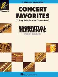Essential Elements - Concert Favorites Vol. 2 - 10 Bariton-Sax. (english) - Diverse / Arr. John Moss