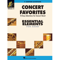 Essential Elements - Concert Favorites Vol. 2 - 10 Bariton-Sax. (english) -Diverse / Arr.John Moss