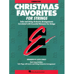 Essential Elements Christmas Favorites for Strings - Conductor - Lloyd Conley