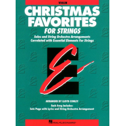 Essential Elements Christmas Favorites for Strings - Violin Book - Lloyd Conley