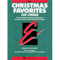 Essential Elements Christmas Favorites for Strings - Cello - Lloyd Conley