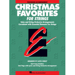 Essential Elements Christmas Favorites for Strings - Percussion - Lloyd Conley