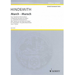 Marsch aus "Sinfonische Metamorphosen" über Themen v. C.M.v. Weber (Partitur) -Paul Hindemith / Arr.Keith Wilson