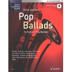 Pop Ballads - Altsax (+ Online Audio Access) -Diverse / Arr.Dirko Juchem