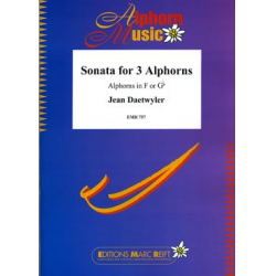 Sonata for 3 Alphorns - Jean Daetwyler