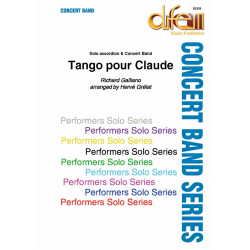 Tango pour Claude (accordéon & harmonie) -Claude R. Galliano / Arr.Herve Grélat