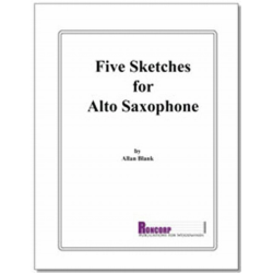 Five Sketches for Alto Saxophone -Hans Blank