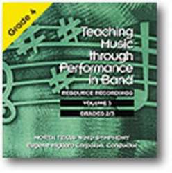 CD "3 CD Set: Teaching Music Through Performance in Band, Vol. 03" - Grade 4 - North Texas Wind Symphony / Arr. Eugene Migliaro Corporon