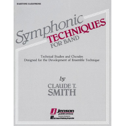 Symphonic Techniques for Band (08) Baritonsax in Eb - Claude T. Smith