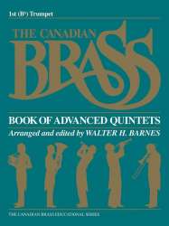 The Canadian Brass Book of Advanced Quintets - 1st Trumpet -Canadian Brass / Arr.Walter Barnes