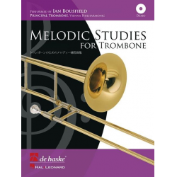 Melodic Studies for Trombone - Buch/CD - Bertrand Moren