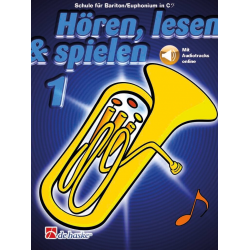 Hören, Lesen & Spielen - Band 1 - Bariton/Euphonium in C BC -Joop Boerstoel / Arr.Jaap Kastelein