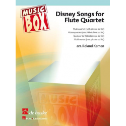 Disney Songs : für 4 Flöten (Piccolo ad lib)