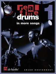 Real Time Drums in More Songs (Deutsch) - Buch + CD - Arjen Oosterhout
