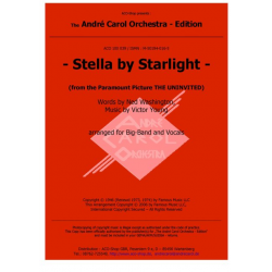 Stella By Starlight - Victor Young / Arr. Stewart Burgess