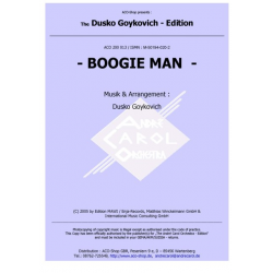 Boogie Man -Dusko Goykovich / Arr.Dusko Goykovich