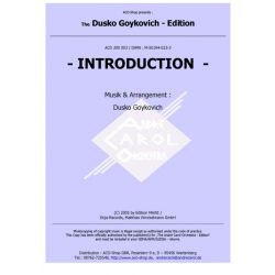 Introduction - Dusko Goykovich / Arr. Dusko Goykovich