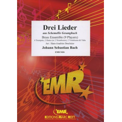 Drei Lieder aus Schemellis Gesangbuch -Johann Sebastian Bach / Arr.Hans-Joachim Drechsler