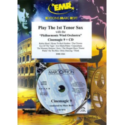 Play the 1st Tenorsax Cinemagic 9 + CD - Diverse