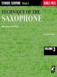 The Technique of the Saxophone Vol.3 Rhythm Studies -Joseph Viola / Arr.Berklee