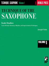 The Technique of the Saxophone (Scale Studies) Vol.1 -Joseph Viola