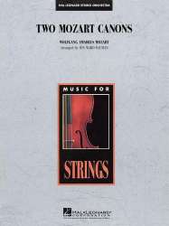 Two Mozart Canons - Wolfgang Amadeus Mozart / Arr. Jon Ward Bauman