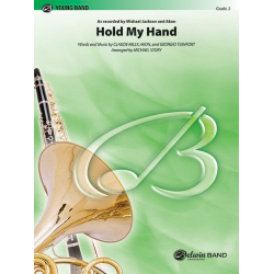 Hold My Hand (concert band) - Claude Kelly, Akon & Georgio Tuinfort / Arr. Michael Story