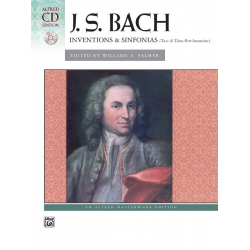 Two & Three Part Inventions (Book/CD) - Johann Sebastian Bach / Arr. Robert Palmer