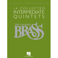 14 Collected Intermediate Quintets - Horn in F - Canadian Brass