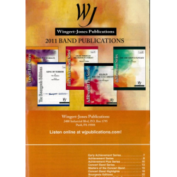 Promo CD: Wingert Jones - 2011 Band Publications