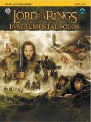 Play Along: The Lord of the Rings Instrumental Solos - Piano Begleitung + CD - Howard Shore