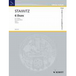 6 Duos op. 1 für 2 Querflöten - Anton Stamitz