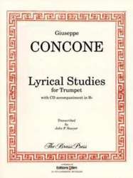 Lyrical Studies for Trumpet or Horn - Giuseppe Concone / Arr. John F. Sawyer