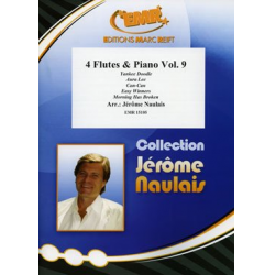 4 Flutes & Piano Vol. 9 - Jérôme Naulais / Arr. Jérôme Naulais