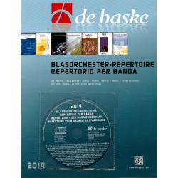 Promo Kat + CD: Hal Leonard MGB (De Haske) - Blasorchester Repertoire 2014