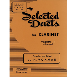 Selected Duets For Clarinet Vol. 2 - Himie Voxman